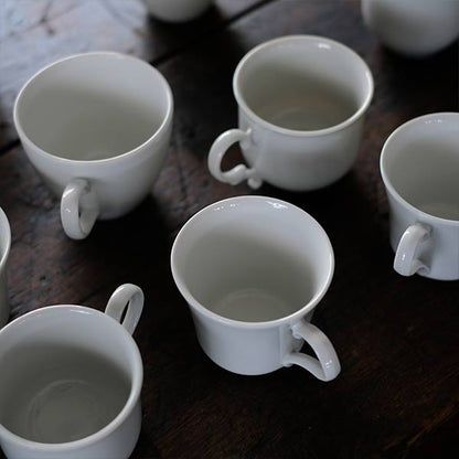 White porcelain coffee cup (deadstock)