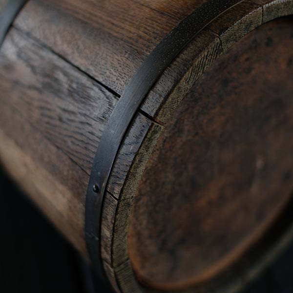 Wooden barrels used to make butter