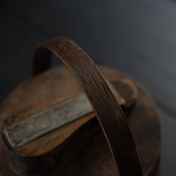 Wooden barrels used to make butter