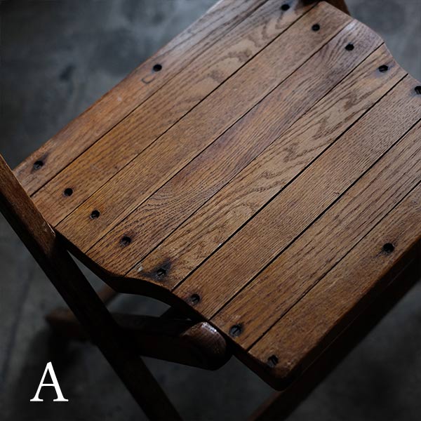 Wooden folding chair