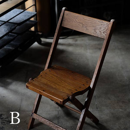 Wooden folding chair