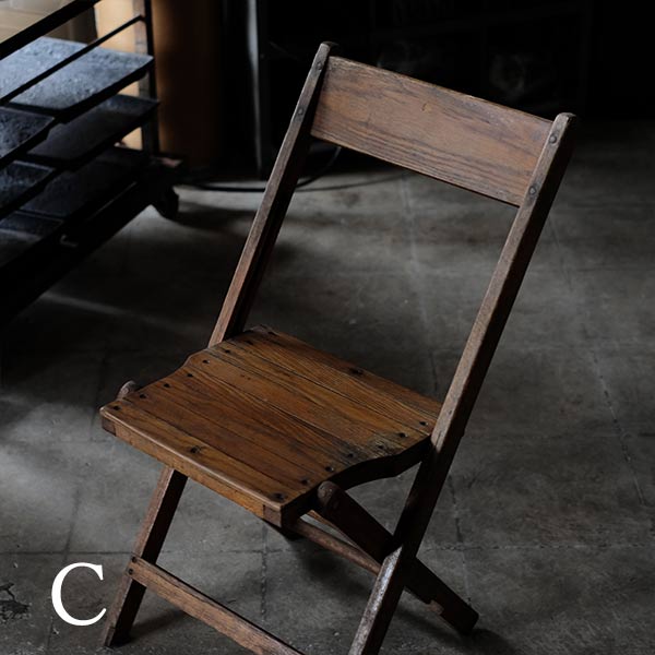 Wooden folding chair