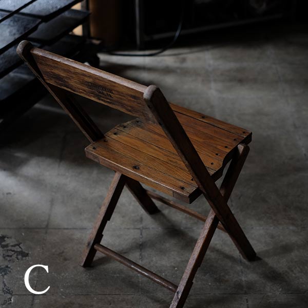 Wooden folding chair