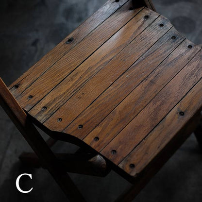 Wooden folding chair