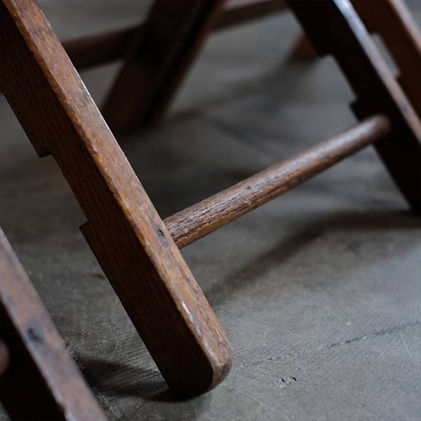 Wooden folding chair