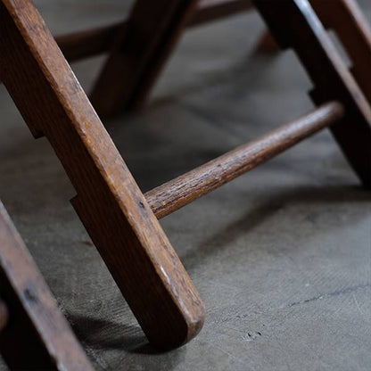Wooden folding chair