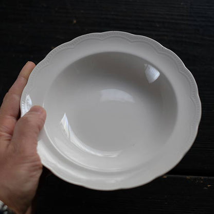 山庄製陶所 IRONSTONE 深皿 φ18cm